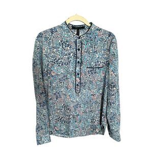 BCBMAXAZRIA Elli Floral Print Top Size S